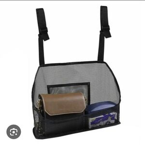Universal Black Car Net Pocket Storage Bag Organizer